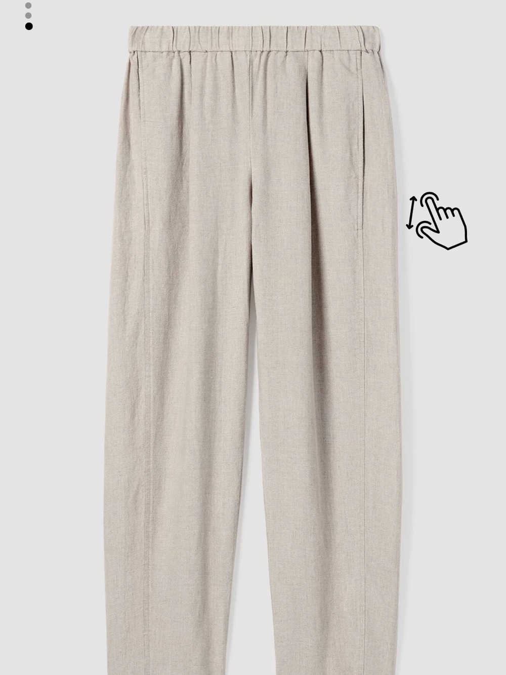 Eileen Fischer Organic Linen Pants